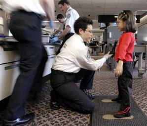 TSA border security agent