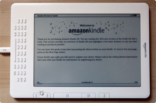 Kindle DX Landscape