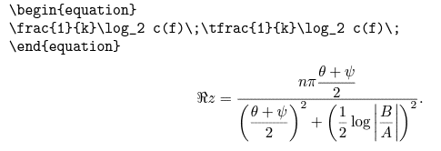 Kindle DX Math Formula