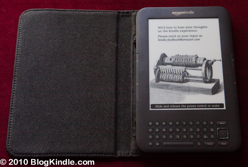 Kindle 3 in Leather Cover