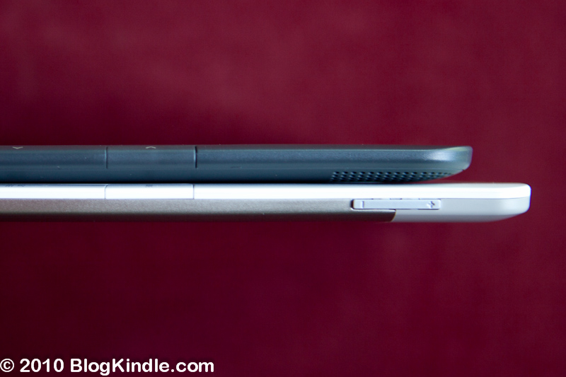 Kindle 3 vs Kindle 2 - thickness comparison