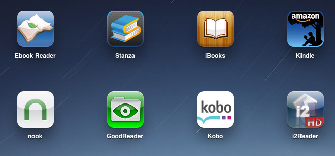 Apple iPad eBook Reader Apps