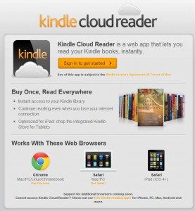 Kindle Cloud Reader brings Kindle books to the Web, iPad, Chromebooks